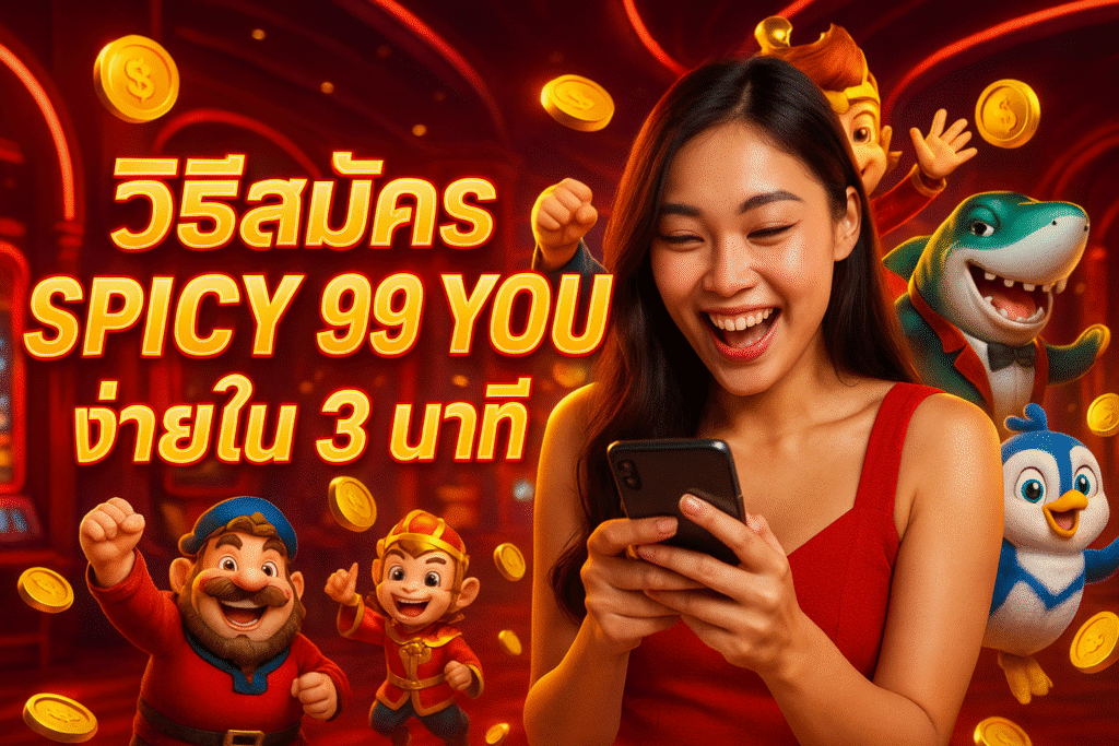 วิธีสมัคร SPICY 99 YOU ง่ายใน 3 นาที